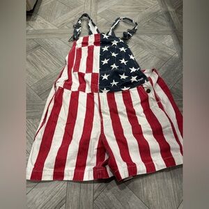 Chubbies Stars and Stripes Men's Overalls